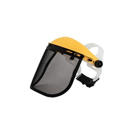 Visiera con schermo in rete