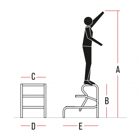 Sgabello Faraone professionale SGA02