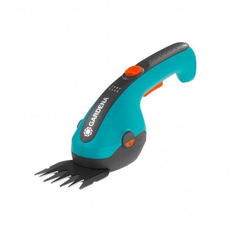 Set forbice a batteria Gardena con manico telescopico